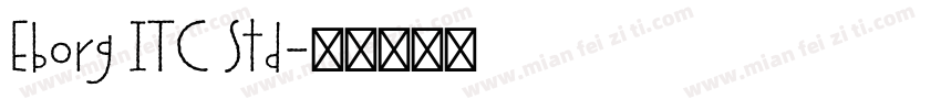 Eborg ITC Std字体转换